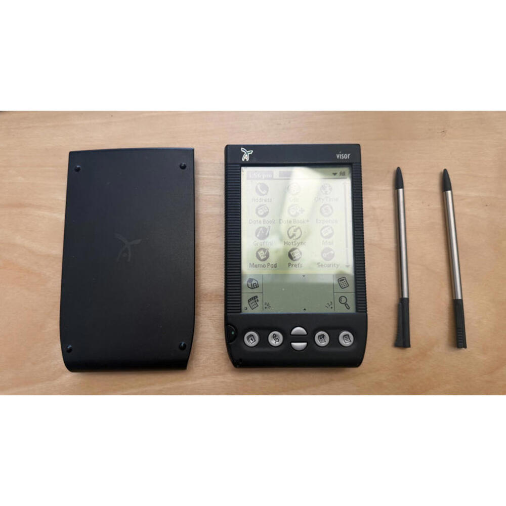 Palm Handspring Visor PDA Vintage - Excellent Working Condition with 3 Stylus